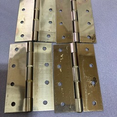 DIYステンレス蝶番ヒンジ4点の画像