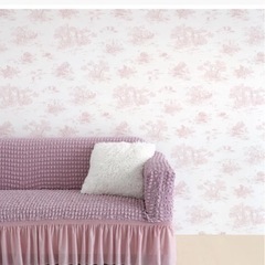 壁紙屋本舗　はがせる壁紙　リメイクシート　トワル柄　姫風 DIY フレンチガーリー アンティーク
 の画像