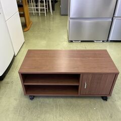 【リサイクルショップ ピカソ 小松原】📺✨キャスター付き木目調テレビボード（幅85cm・32インチ対応）✨★1019★の画像