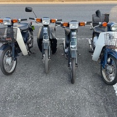 ホンダ スーパーカブ キャブ車4台まとめ売り
の画像