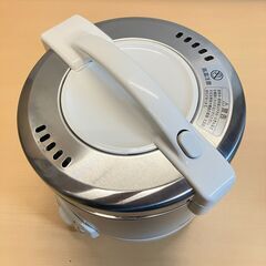 リンナイ 都市ガス用 ３合炊き ガス炊飯器 こがまる RR-030FS（グレイッシュホワイト）2020年製の画像