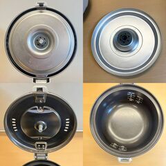 リンナイ 都市ガス用 ３合炊き ガス炊飯器 こがまる RR-030FS（グレイッシュホワイト）2020年製の画像