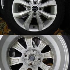 2024年製 スタッドレス アルミ付155/65R14 軽自動車用の画像