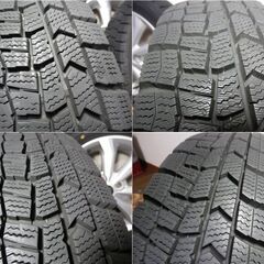 2024年製 スタッドレス アルミ付155/65R14 軽自動車用の画像