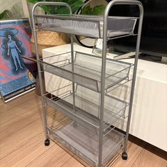 【美品】４段スチールラックの画像