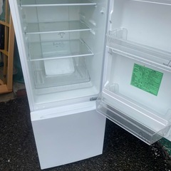 NO B729🌈福岡市内配送設置無料✨🌈YAMADASELECT(ヤマダセレクト）　YRZF15G1　2ドア冷蔵庫　(156L・右開き)　ホワイト 2020ねn2020年の画像