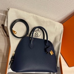 エルメス　ボリード25  ネイビーの画像