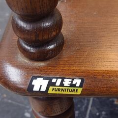 【大阪市北区：引取限定】カリモク製キャスター付き花台（フラワースタンド）32cm×32cm×高さ70cmの画像