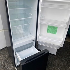 NO B731🌈福岡市内配送設置無料✨🌈yselect YRZF15J ヤマダオリジナル ２ドア冷蔵庫 (156L・右開き) ブラック 2022ねn2022年の画像