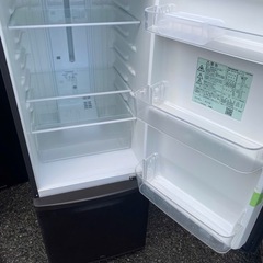 NO B735🌈福岡市内配送設置無料✨🌈パナソニック Panasonic 冷蔵庫 168L 右開き 2ドア マットビターブラウン NR-B17BW-T 2019年の画像