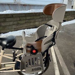 自転車　チャイルドシート付きの画像