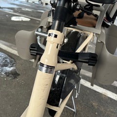 自転車　チャイルドシート付きの画像