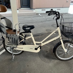 自転車　チャイルドシート付きの画像