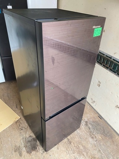 NO B733?福岡市内配送設置無料✨?ハイセンス 【右開き】154L 2ドア ノンフロン冷蔵庫 エディオンオリジナル ダークブラウン