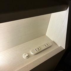 ニトリ　収納付きシングルベッド　の画像