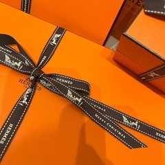 HERMES カシミヤシルク　今期1番人気　完売品　白黒の画像