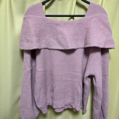 新品未使用　リボンニットの画像