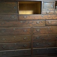 レトロ　アンティーク　古民家　和ダンス　箪笥　の画像