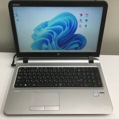 🍀【超美品】ノートPC「HP・ヒューレットパッカー」Win11 Office2024「SSD 256GB」 管理No3-2の画像