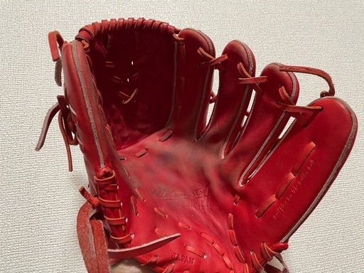 Wilson® stuff ウィルソン スタッフ 軟式 投手用グローブ Red