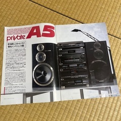 Pioneer private A5 フルオプション　カタログ付の画像