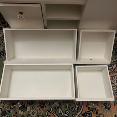 ニトリ たっぷり収納コスメドレッサーワゴン の画像