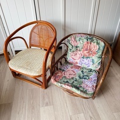 ラタン家具　まとめての画像