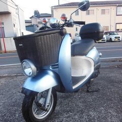 YAMAHA　VINOモルフェ 4ストFI 籠 BOX付 セル始動 低燃費 プラグ フィルタ　OIL交換他 納車整備点検済み すぐ乗り出せます 買い物他便利車輛 直接引き渡し　配送手配可の画像