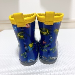 のりもの　男の子　長靴　14cmの画像