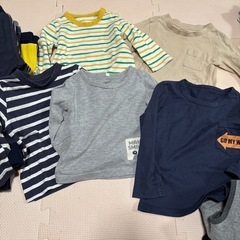 80 男の子　長袖長ズボン　子供服　まとめ売りの画像