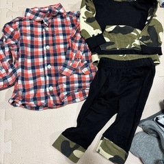 80 男の子　長袖長ズボン　子供服　まとめ売りの画像