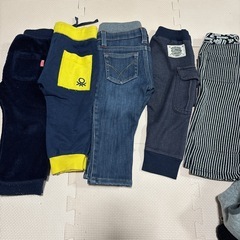 80 男の子　長袖長ズボン　子供服　まとめ売りの画像