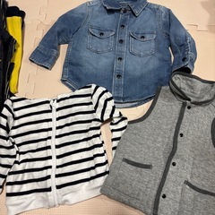 80 男の子　長袖長ズボン　子供服　まとめ売りの画像