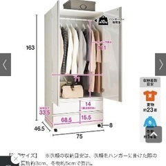 ワードローブ　12月28日まで掲載の画像