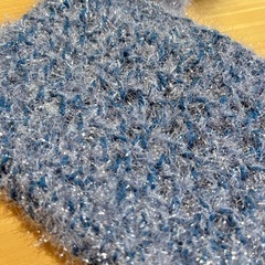 ハンドメイド編み物　スマホショルダーバッグの画像