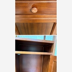 カリモク　電話台　昭和レトロの画像