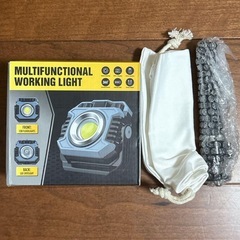 LED投光器⭐️充電式 COBライト 作業灯 5000ルーメン 三脚＋収納袋付きの画像