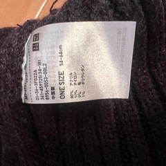 ユニクロ　ニット帽　の画像