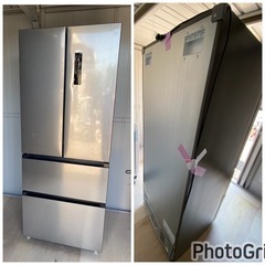 2024年製🎄 アイリスオーヤマ 401L 4ドアノンフロン冷蔵庫 IRSN-40A-S(1210c)の画像