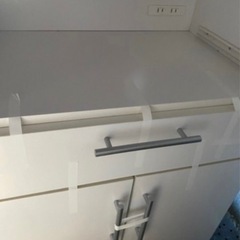 食器棚　ホワイトの画像