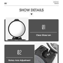 【新品】自転車用バーエンドミラー　バックミラー　クロスバイク・ロードバイク用にの画像