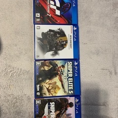 PS4本体　ソフト4本　セット売り　【日曜引き渡し予定者決まりました の画像