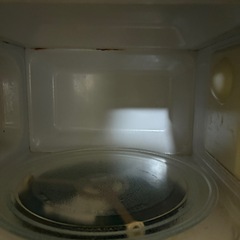 電子レンジ　黒の画像