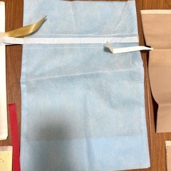 【まとめて全部】クリスマス用の不織布製巾着型ギフトバッグの画像