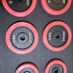 IROTEC ラバーダンベル の画像