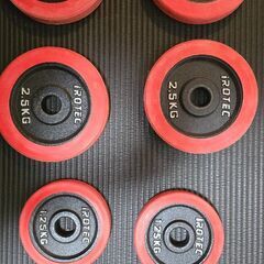 IROTEC ラバーダンベル の画像