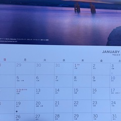 ２０２６年用の壁掛けカレンダー　 の画像