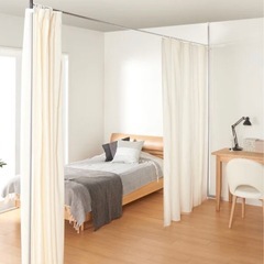 カーテン用伸縮突っ張り棒の画像