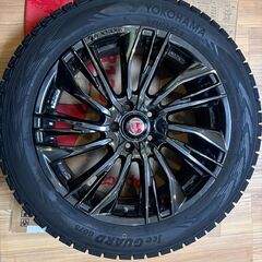 <12/22まで掲載>【限定・美品】RAYS VERSUS コンキスタ 19インチ & ヨコハマ アイスガード SUV G075 4本セット CX-5 CX-8 ハリアー RAV4等の画像