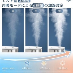 加湿器 大容量 5L 2025年新モデルの画像